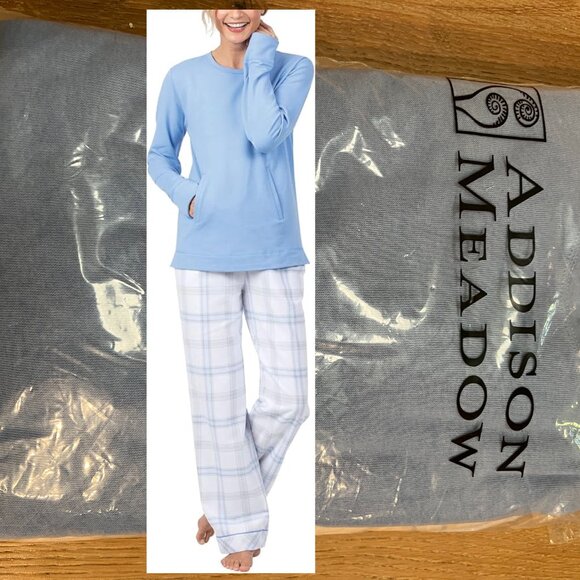 Addison Meadow sweatshirt and flannel pajamas - Picture 4 of 4